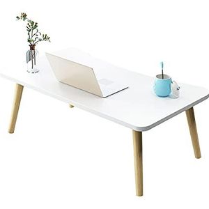 Prachtige salontafel, thuisbed (H31,2cm) lage tafel, multifunctionele slaapkamer/woonkamer vrije tijd studeertafel, bank bijzettafel (kleur: B, maat: 80x40x31,2cm)