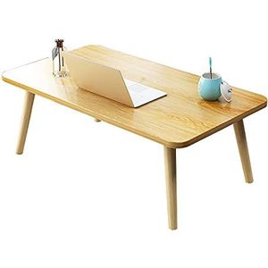 Prachtige salontafel, thuisbed (H31,2cm) lage tafel, multifunctionele slaapkamer/woonkamer vrije tijd studeertafel, bank bijzettafel (kleur: A, maat: 60x40x31,2cm)
