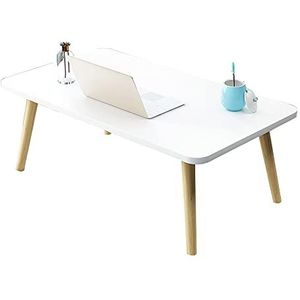 Prachtige salontafel, thuisbed (H31,2cm) lage tafel, multifunctionele slaapkamer/woonkamer vrije tijd studeertafel, bank bijzettafel (kleur: D, maat: 80x40x31,2cm)