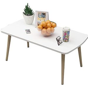 Prachtige salontafel, klein huishoudelijk vierkant (H43CM) lage tafel, multifunctionele slaapkamer/woonkamer vrije tijd studeertafel (kleur: B, maat: 100x50x43cm)
