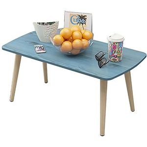Prachtige salontafel, klein huishoudelijk vierkant (H43CM) lage tafel, multifunctionele slaapkamer/woonkamer vrije tijd studeertafel (kleur: C, maat: 80x40x43cm)