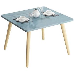 Prachtige salontafel, kleine huishoudelijke vierkante eettafel, multifunctionele (H75CM) slaapkamer/woonkamer vrije tijd studeertafel (kleur: B, maat: 80x75cm)