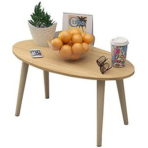 Prachtige salontafel, klein huishoudelijk ovaal (H43CM) lage tafel, multifunctionele slaapkamer/woonkamer vrijetijdsstudietafel (kleur: C, maat: 100x50x43cm)