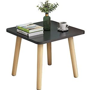 Prachtige salontafel, vierkante lage tafel (H40CM), Nordic Simple massief houten tafelpoot vrijetijdstafel, slaapkamer vrijetijdstafel (Kleur: C, Maat: 60x42cm)