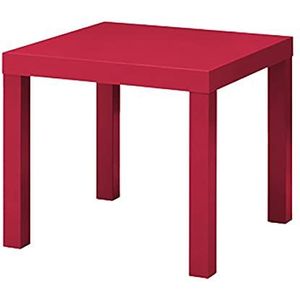 Prachtige vierkante tafel, eenvoudige salontafel (51x51x44,5cm), slaapkamer/woonkamer houten bijzettafel (kleur: B)