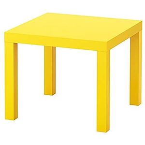 Prachtige salontafel, thuiswoonkamer bijzettafel (50x50x44,5cm), klein appartement multifunctionele houten vierkante vrijetijdstafel (kleur: D)