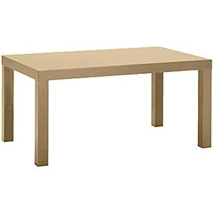 Prachtige salontafel, lage tafel in de woonkamer (90x48x45cm), kleine multifunctionele houten eettafel (kleur: A)