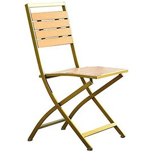 Prachtige klaptafels en stoelen, kunststof houten vierkante salontafel voor buiten (70x75cm), koffiewinkel/melktheewinkel buitentafel en stoelcombinatie (kleur: A, maat: stoel)