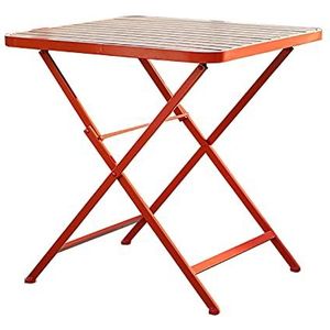 Prachtige klaptafels en stoelen, kunststof houten vierkante salontafel voor buiten (70x75cm), koffiewinkel/melktheewinkel buitentafel en stoelcombinatie (kleur: D, maat: tafel)