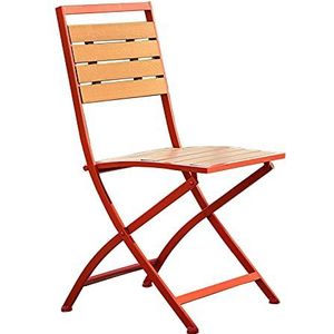 Prachtige klaptafels en stoelen, kunststof houten vierkante salontafel voor buiten (70x75cm), koffiebar/melktheewinkel, buitentafel en stoelcombinatie (kleur: D, maat: stoel)