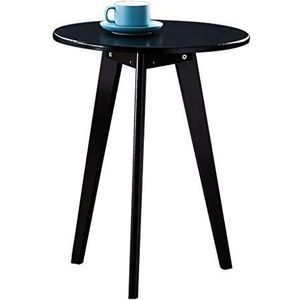 Prachtige salontafel, kleine ronde tafel van Scandinavisch massief hout, eenvoudige thuisslaapkamer, balkon, vrijetijdsbijzettafel/nachtkastje, telefoontafel in de woonkamer (Kleur: C, Maat: 60x70cm)