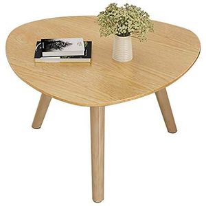 Prachtige salontafel, Scandinavische massief houten lage tafel (H45CM), slaapkamer vrijetijdstafel/studeertafel, kleine appartementsbank bijzettafel (afmetingen: 70x45cm)