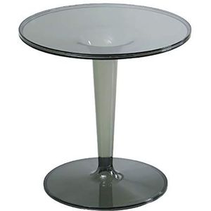 Prachtige salontafel, Scandinavische minimalistische transparante kleine salontafel, ronde woonkamer acryl bank bijzettafel, balkon afternoon tea tafel (kleur: C)
