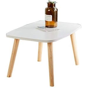 Prachtige salontafel, lage zittafel in Japanse stijl, woonkamer massief houten tafel en pootvrije tijdstafel, thuisstudeertafel/eettafel (kleur: B, maat: 50x35x30cm)