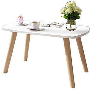 Prachtige salontafel, Japanse vensterbank en lage tafel (60x40x30cm), massief houten erkertafel, slaapkamer/woonkamer grenen vrijetijdsstudietafel (Kleur: B)