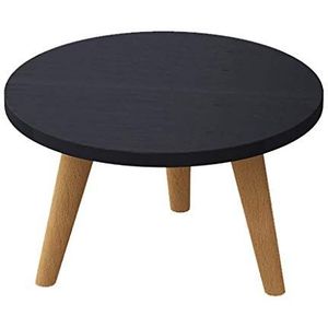 Prachtige salontafel, klein formaat massief houten tafelpoten H33CM ronde lage tafel, Nordic Simple Leisure tafel/bed computertafel/sofa bijzettafel (Kleur: D, Maat: 60X33CM)