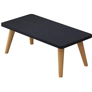 Prachtige salontafel, klein formaat massief houten tafelpoten H33CM lage tafel, Nordic Simple Leisure tafel/bed computertafel/sofa bijzettafel (Kleur: B, Maat: 70X40X33CM)
