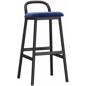 Luxe tegenkrukken barstoel moderne stijl stoel bar, armloze barkruk stoel, fluwelen stof gestoffeerde rug en kussen, voor bar, keukens, eetruimtes en woonkamers