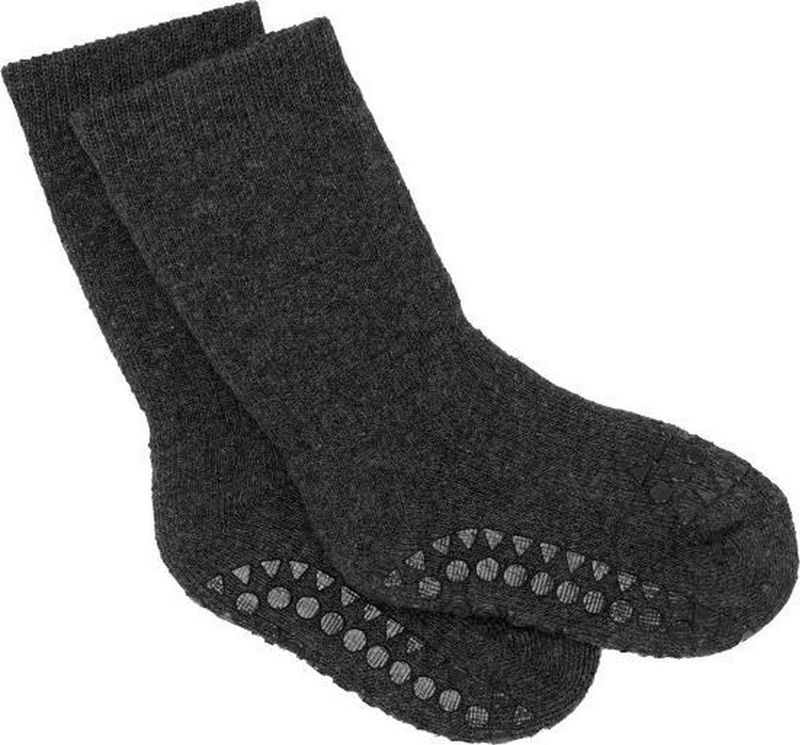 GoBabyGo - Huissokken - Zwart - Katoen - Antislip