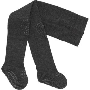 GoBabyGo Wollen panty donkergrijs gemêleerd 6-12 maanden