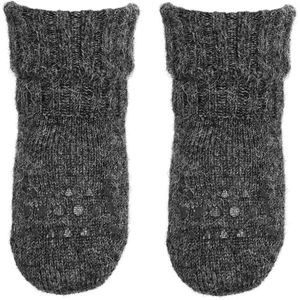 GoBabyGo - Anti-Slip Sokken - Grijs Gevlekt - Wol