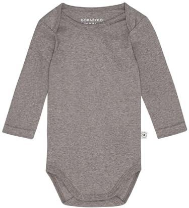 GoBabyGo Romper l/s - Hazelnoot - Ash - GoBabyGo - 2 jaar (92) - Romper L/S