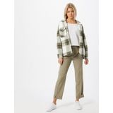 Gebreide Trui - Offwhite - 3/4 Mouwen - Ronde Hals