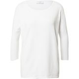 Gebreide Trui - Offwhite - 3/4 Mouwen - Ronde Hals