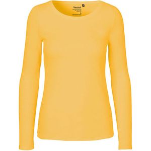 Neutral - Ladies´ Long Sleeve T-Shirt - Geel - NE81050