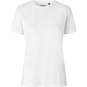 Damessportshirt 'Performance' met korte mouwen White - L