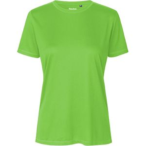 Damessportshirt 'Performance' met korte mouwen Lime - S