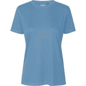 Damessportshirt 'Performance' met korte mouwen Dusty Indigo - XL