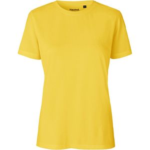 Damessportshirt 'Performance' met korte mouwen Yellow - S