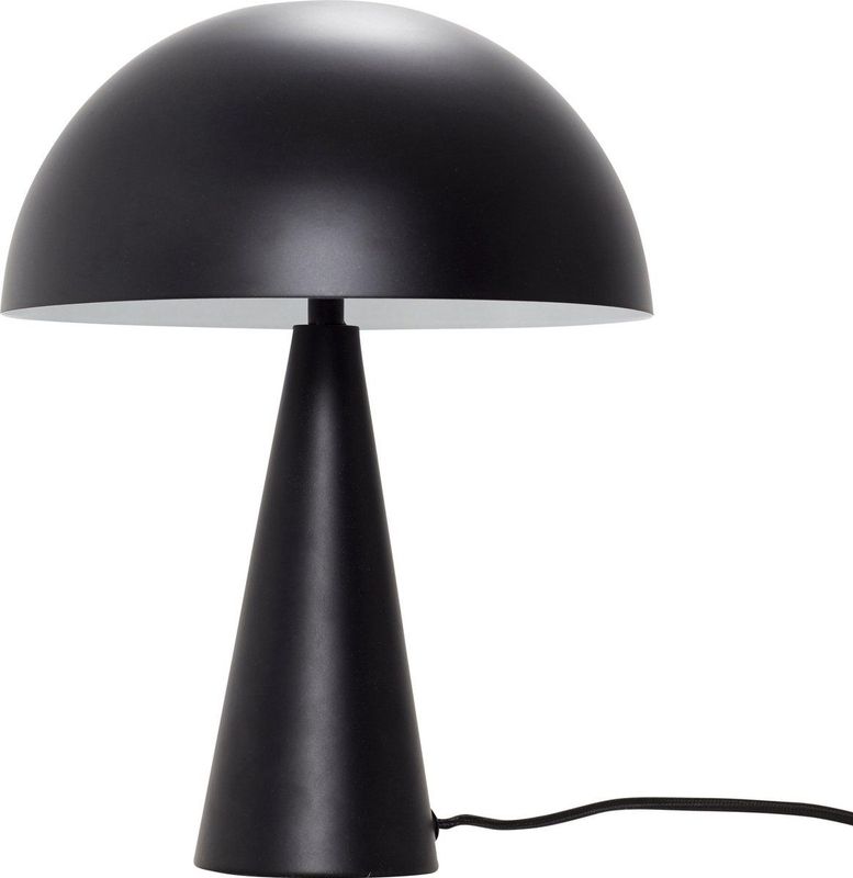 Tischlampe aus schwarzem Metall