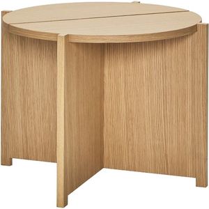 HÜBSCH INTERIOR - DASH ronde eiken bijzettafel FSC® - ø55xh40cm