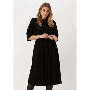 Lollys Laundry - Boston - Jurk - Zwart - Midi