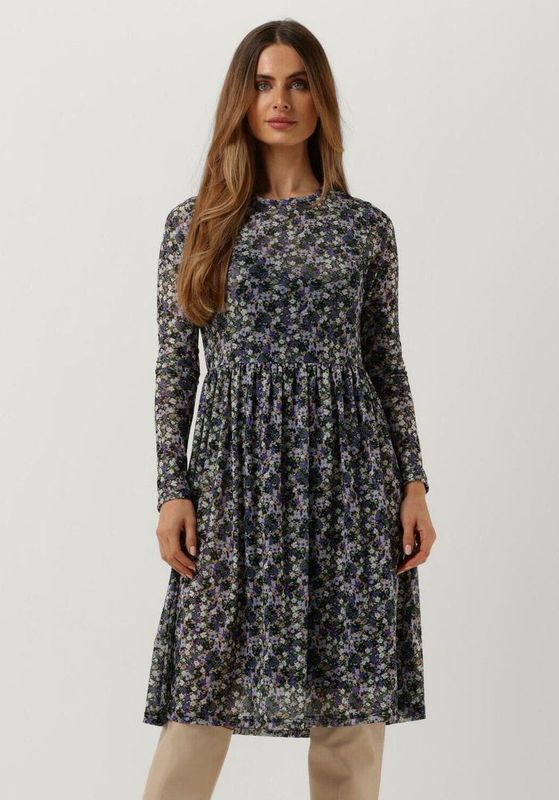 Lollys Laundry - Lydia Midi Jurk - Veelkleurig - Mouwloos - Regular Fit