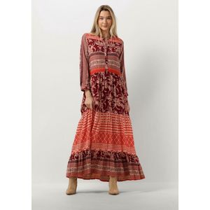 Lollys Laundry - Neell Maxi Dress LS - Jurk - Rood
