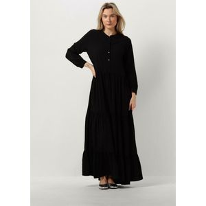 Lollys Laundry - Neell Maxi Dress LS - Jurk - Zwart