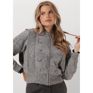 Lollys Laundry - Noviall Cardigan - Vest - Grijs - Zachte Stof