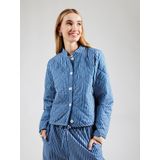 Lollys Laundry - Tussenjas - Saffier/Wit - Gewatteerde Jas