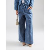 Lollys Laundry - Liamll - Broek - Blauw - Gestreepte Elastische Taillebroek