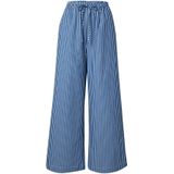 Lollys Laundry - Liamll - Broek - Blauw - Gestreepte Elastische Taillebroek