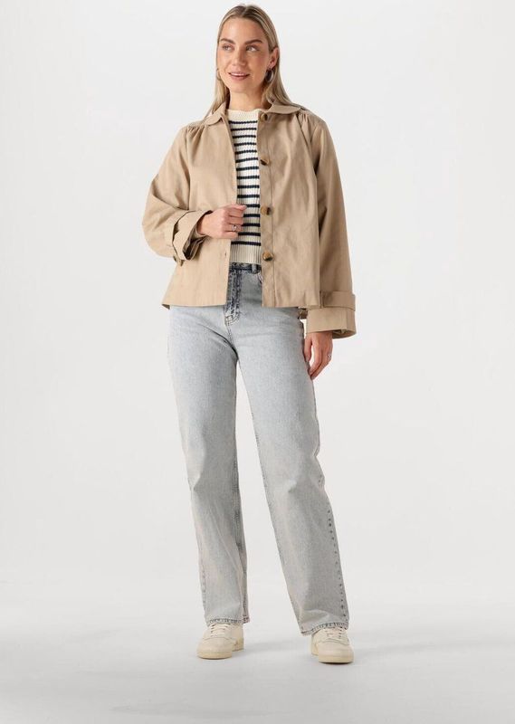 Lollys Laundry - Violall Jacket LS - Tussenjas - Ecru - Viscose