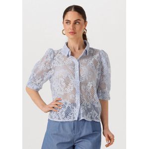 Lollys Laundry - Bonoll Shirt SS - Blouse - Lichtblauw