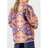 Vesten - Aztec Print - Knitwear - Ronde Hals - Wijde Pasvorm