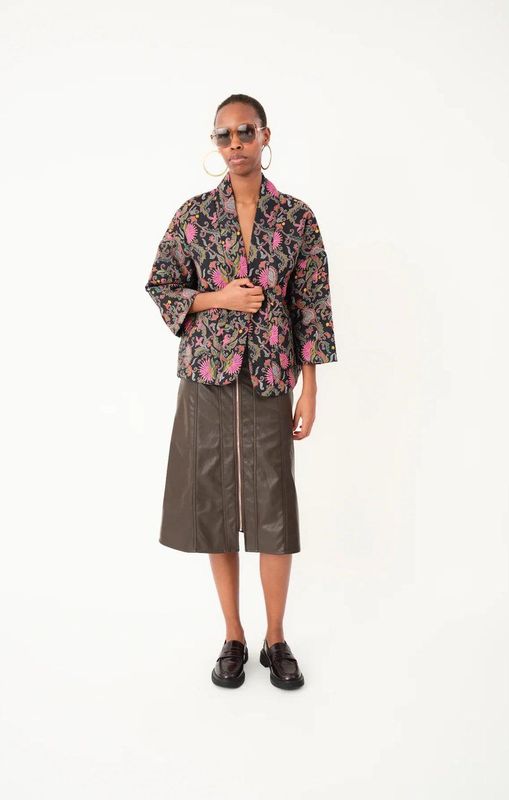 Lollys Laundry - Barbrall Jacket Ls Jakker - Veelkleurig - Tussenjas