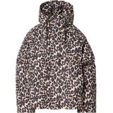 Lollys Laundry - Luipaardprint Jas met Capuchon - Bruin - Dames