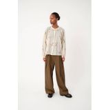 Lollys Laundry - Haileyll Shirt Ls Bluser - Blouse - Beige - 100% Katoen