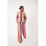 Lollys Laundry - Jasje - Multi - Dames - Lange Mouwen - Ronde Hals - Met Zakken